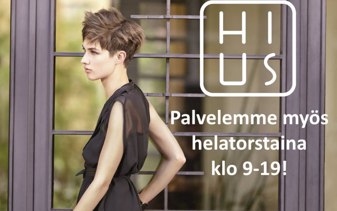 Helatorstaina liike auki klo 9-19!