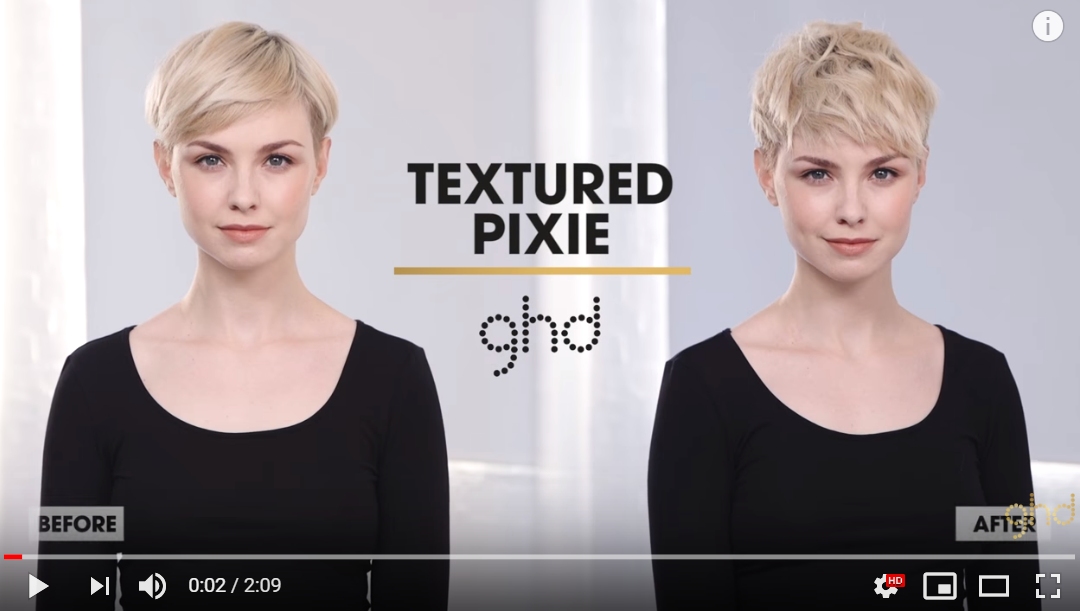GHD TUTORIAL : Rakennetta Pixie-lookkiin!