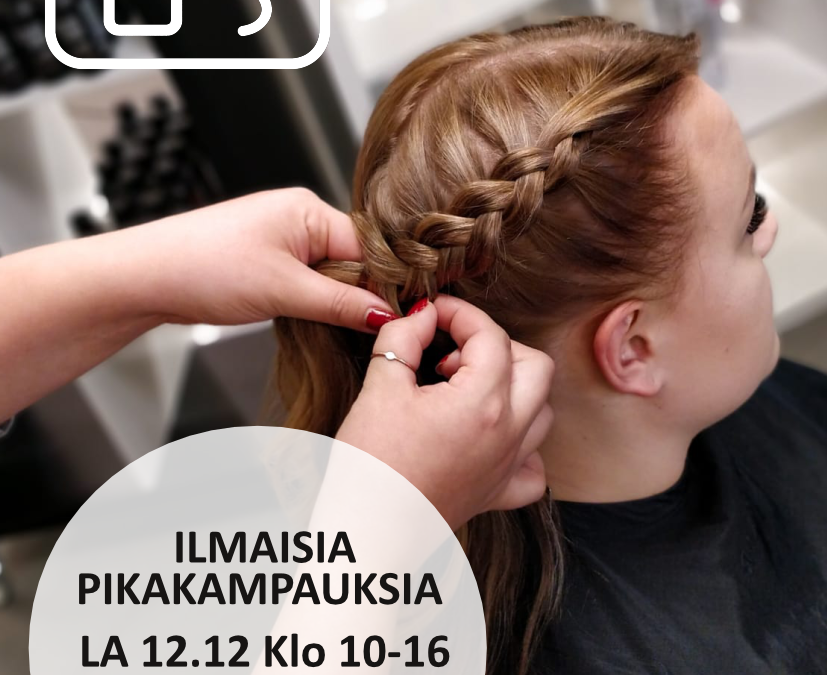 PIKAKAMPAUKSIA ILMAISEKSI LAUANTAINA 12.12.2020!