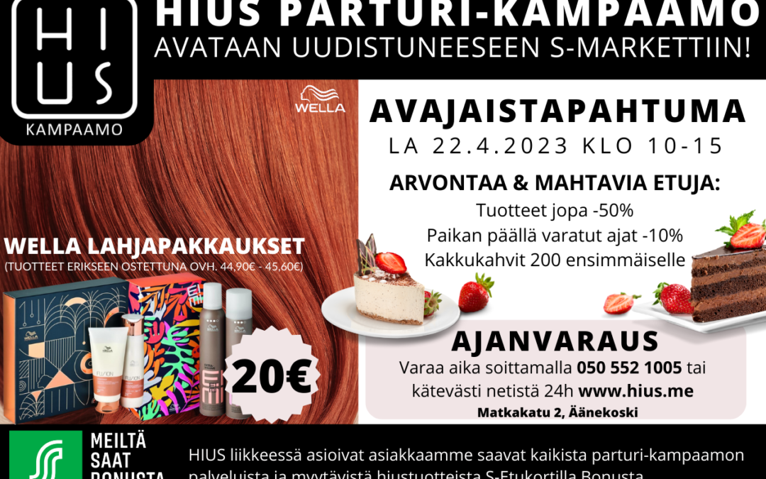 HIUS S-market Äänekosken avajaiset!🥳